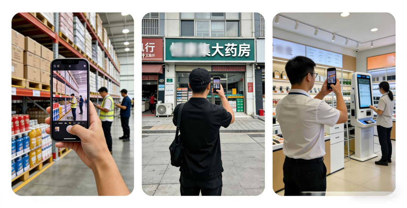 拍照打卡怎么做？巡检外勤门店场景示例