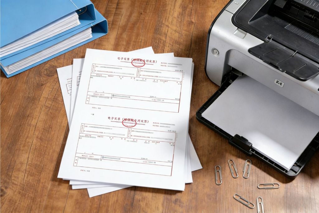 发票2拼1排版 A4标准格式 清晰整齐